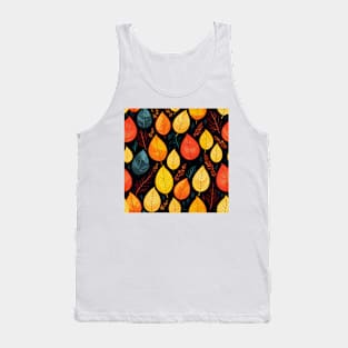 Autumn Leaves Pattern 3 Tank Top